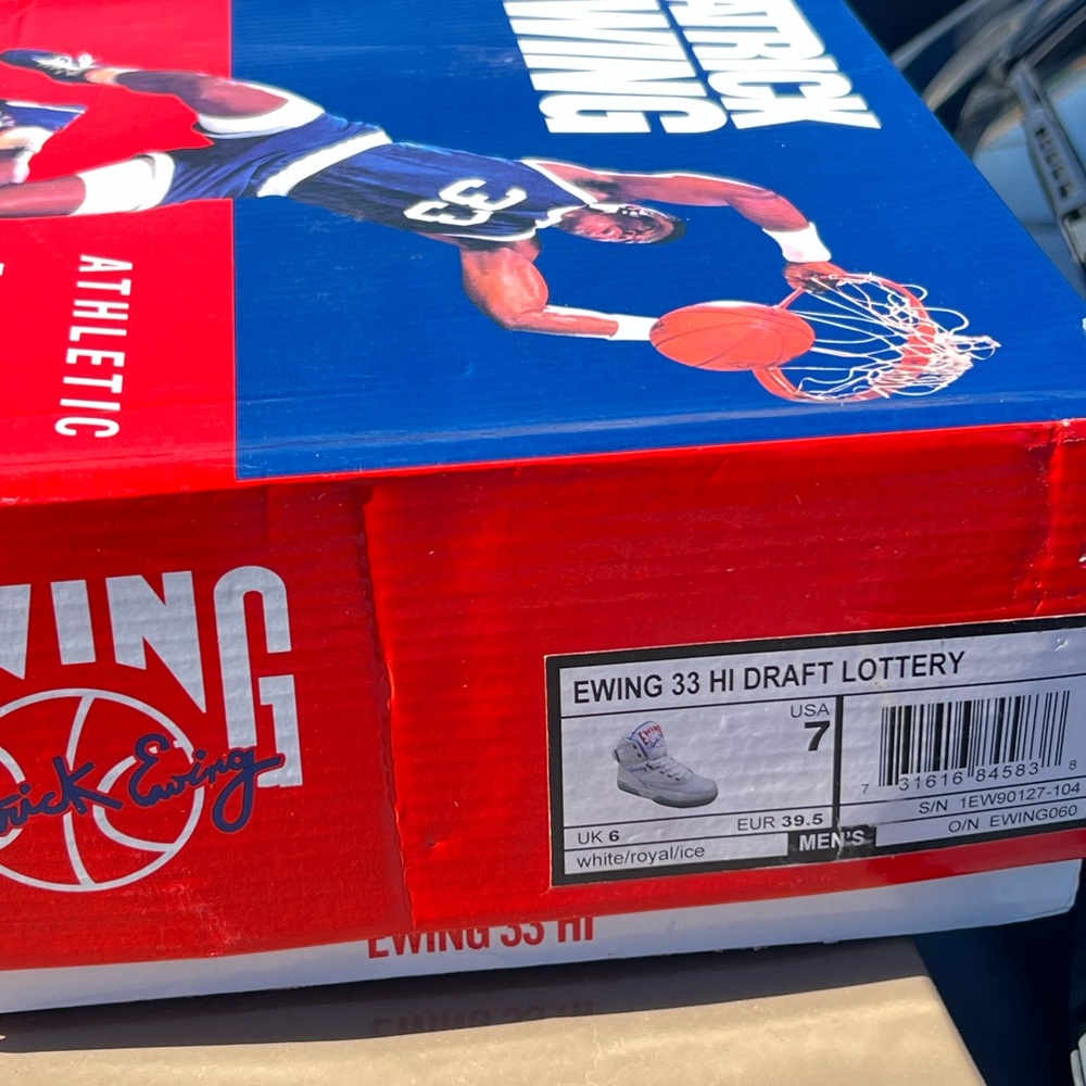 33 Hi Draft Lottery Athletic Shoes - White/Royal/Red
